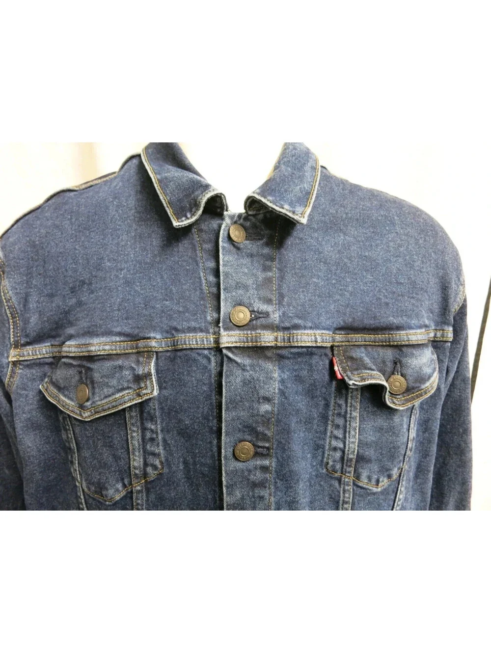 Levi's Men's US Size XXL Blue Denim Button-Up Jean Jacket